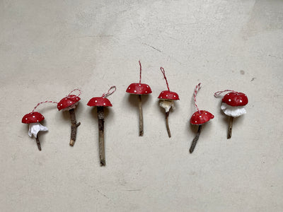 DIY: Cute mushroom made from orange peel