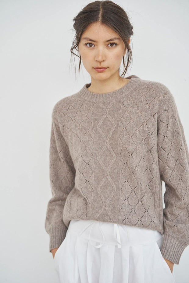 CHRISTINE CABLE SWEATER