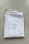 Pure white / Nordic grey stripe