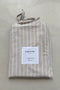 Sand / Pure white stripe