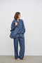 Dark blue denim